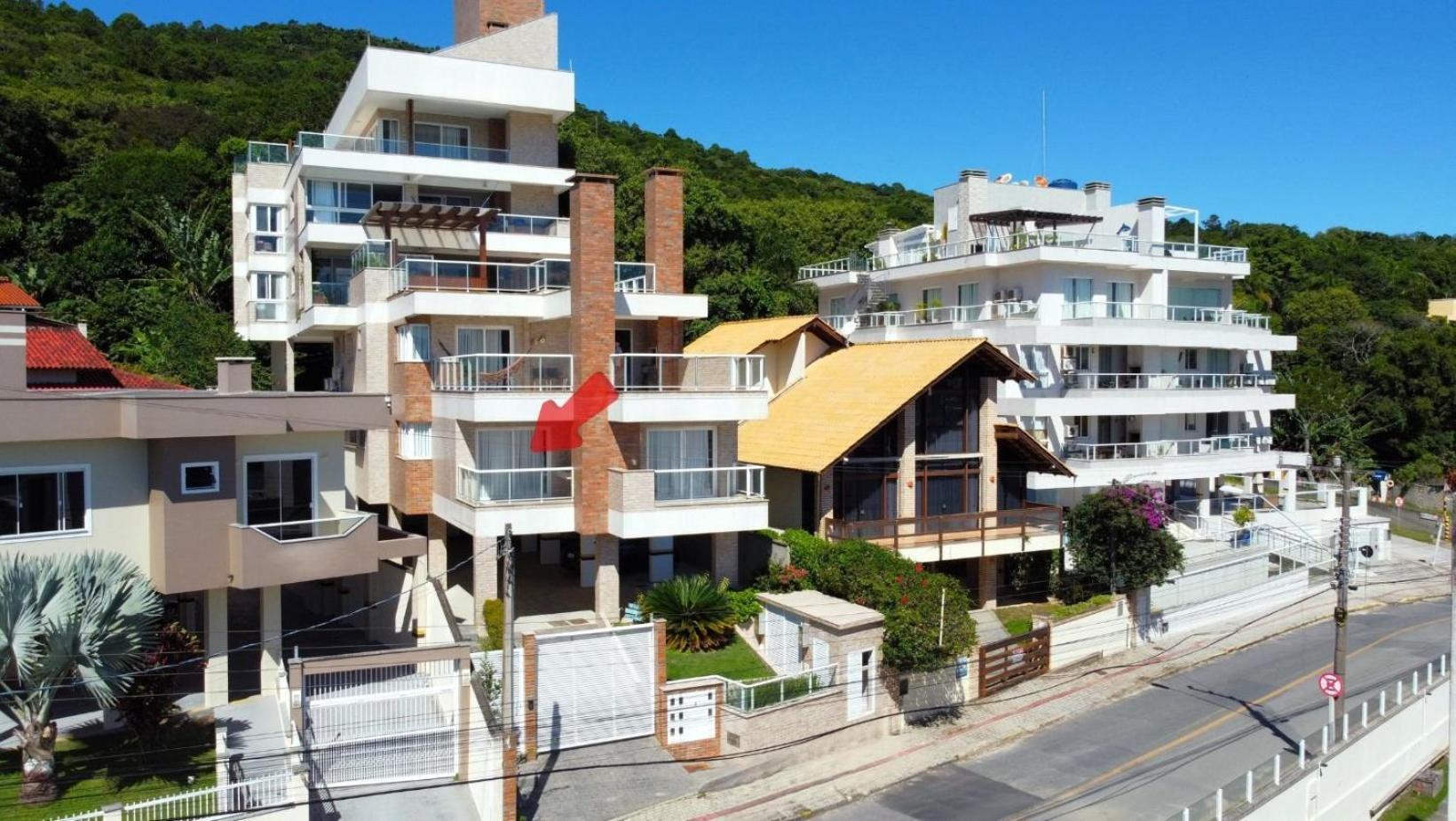1079 - Apartamento Com Vista Para O Mar Em Bombinhas Bagian luar foto